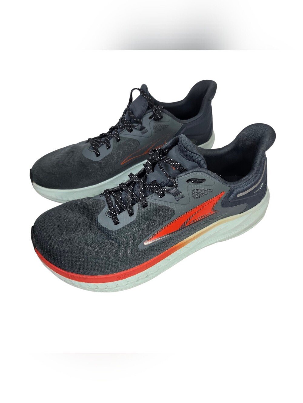 Altra Men's Running Shoes Gray with Orange Accents. Size 11.5 - Picture 2 of 8